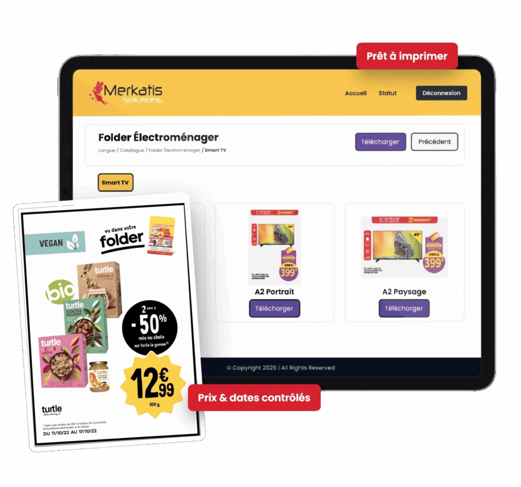 Balisage promotionnel en magasin